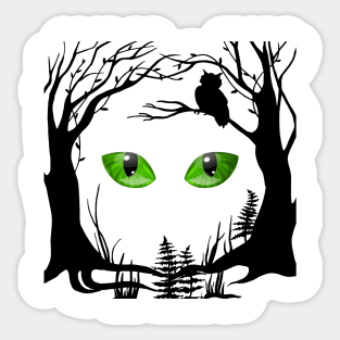 Halloween Eyes Sticker